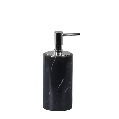 Luxury Marble Lotion Bottle – Solid Stone with Metal Pump