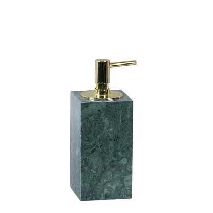 Luxury Marble Lotion Bottle – Solid Stone with Metal Pump