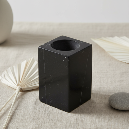 Verdara Rectangular Marble Storage Cup