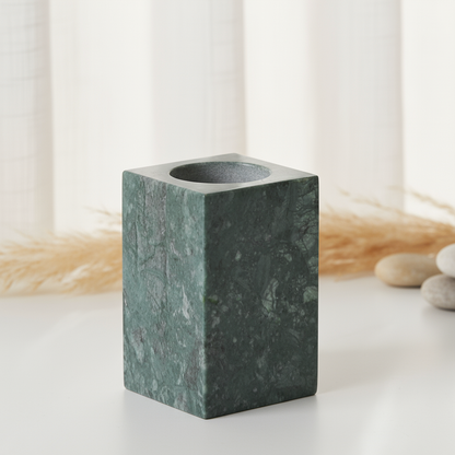 Verdara Rectangular Marble Storage Cup