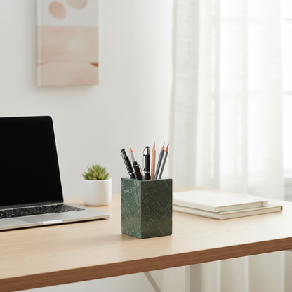 Verdara Rectangular Marble Storage Cup