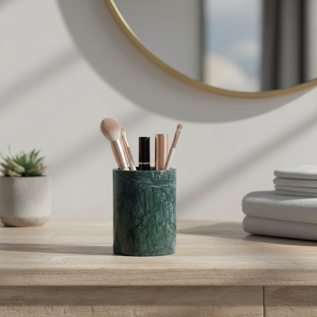 Marquina Marble Storage Cup