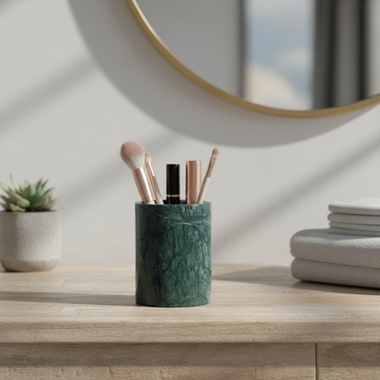 Marquina Marble Storage Cup