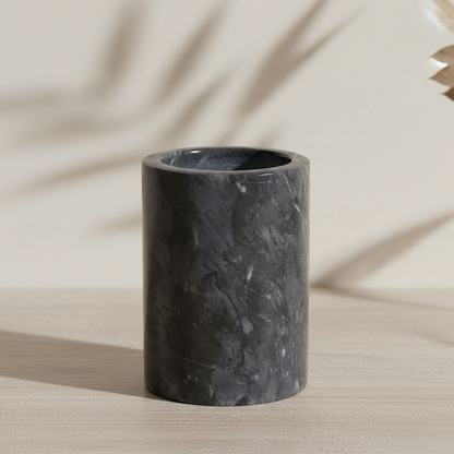 Marquina Marble Storage Cup